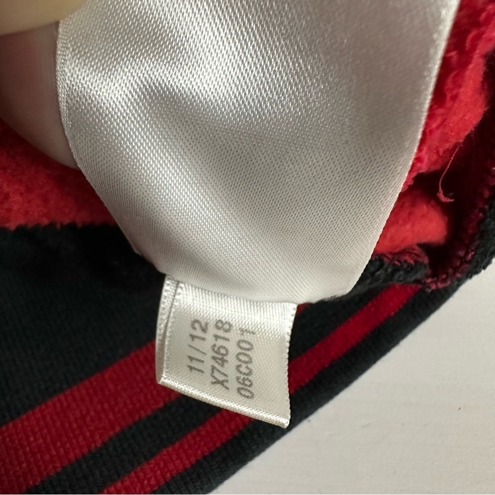 ADIDAS Chicago Bulls NBA Red & Black Train Jacket, Full Zip Hoodie, Sz M - Picture 10 of 12